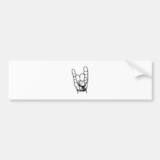 Metal Hand - Devil Fingers Bumpersticker