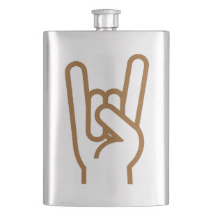 Metal Hand Heupfles