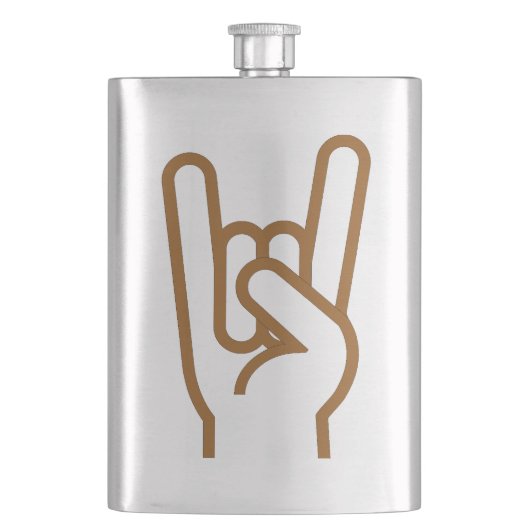 Metal Hand Heupfles (Voorkant)