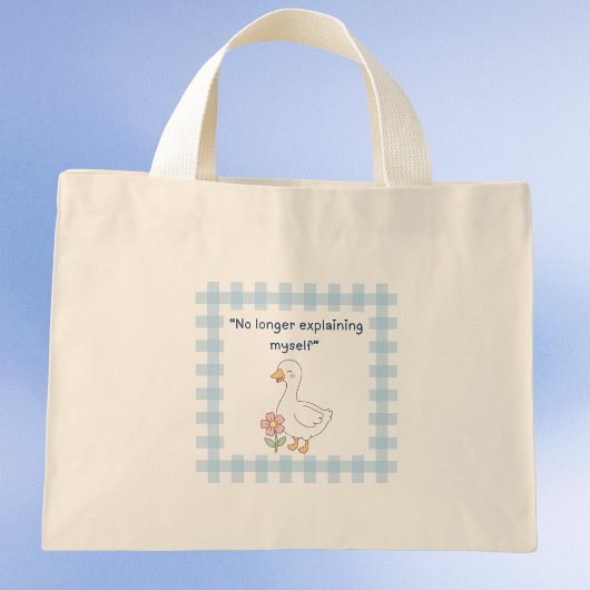 Metal Health Goose Gingham Tote Bag