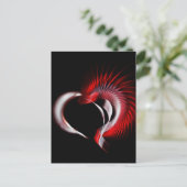 Metal Heart Briefkaart (Staand voorkant)