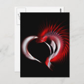 Metal Heart Briefkaart (Voorkant / Achterkant)