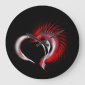 Metal Heart Grote Klok (Voorkant)