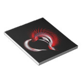 Metal Heart Notitieblok (Schuin)