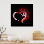 Metal Heart Poster (Keuken)
