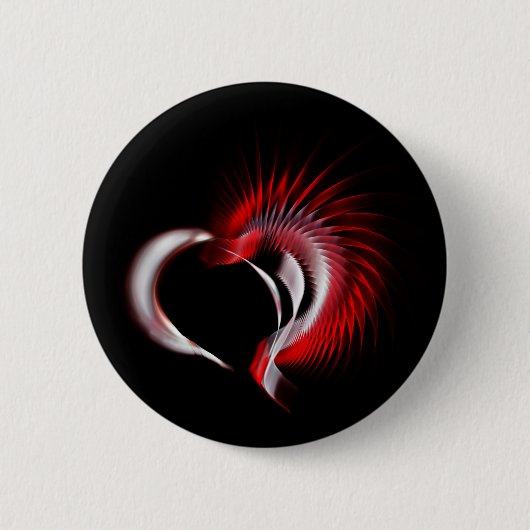 Metal Heart Ronde Button 5,7 Cm (Voorkant)