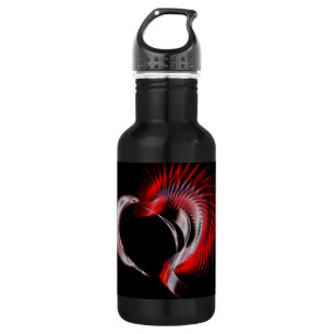 Metal Heart Waterfles