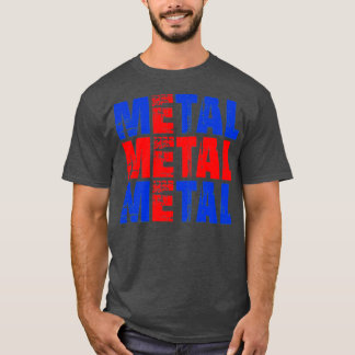 METAL IJslandse vlag T-shirt