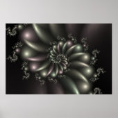 Metal Julia Fractal Poster (Voorkant)