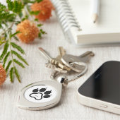 Metal Keychains Keyring Key Chain Ring Clip Holder (Zijkant)