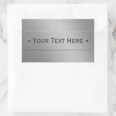 Metal Look aangepaste stickers (Tas)