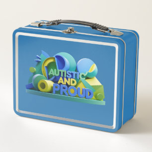 Metal Lunchbox -"Autistische en trotse metalen lun