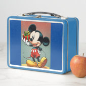 Metal Lunchbox met Classic Retro Design (In situ)