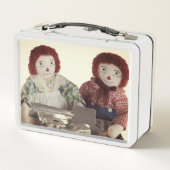 Metal Lunchbox Raggedy Ann & Andy We Love School (Dos)