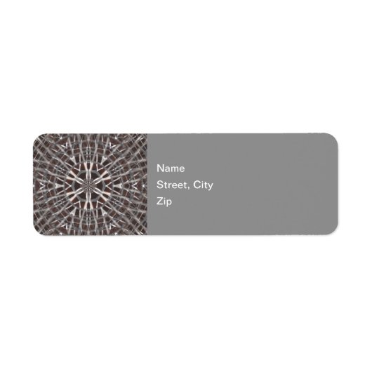 Métal Maillé Étiquette d'argent (Devant)