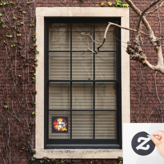 Metal Maneki Raamsticker (Huis Raam)