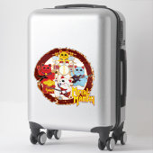 Metal Maneki Sticker (Koffer)