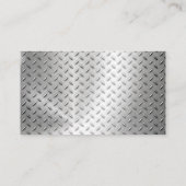 Metal moderne Carte de visite professionnel (Dos)