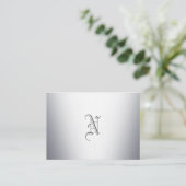 Metal Monogram Visitekaartje (Staand voorkant)