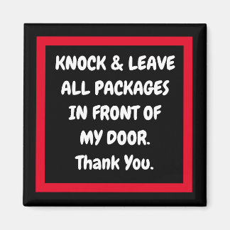 METAL NOTES AMAZON, FEDEX, USPS, LAAT PKGS MAGNEET