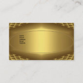 Métal or carte de visite (Dos)