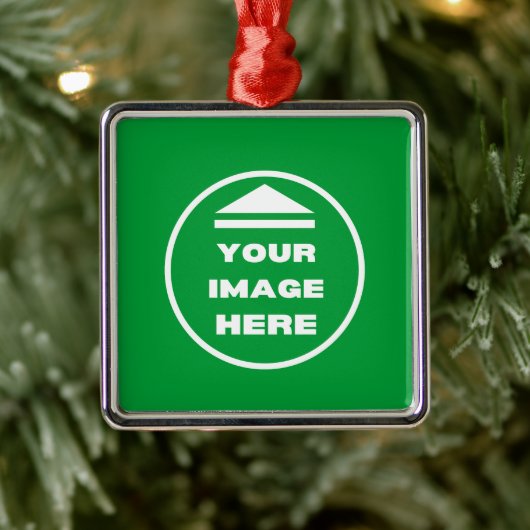 Metal Ornament - gepersonaliseerd - Afbeelding / t (Boom)