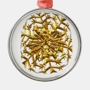 Metal Oval Ornament