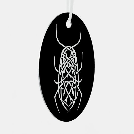 Metal Oval Ornament (Voorkant Rechts)