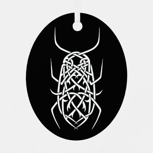 Metal Oval Ornament (Achterkant)