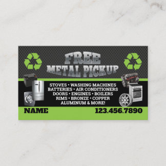 Metal Pick up Business Cards - English-Spanish Visitekaartje