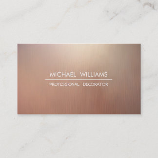 METAL PROFESIONAL ELEGANTE MODERNO MINIMALISTA VISITEKAARTJE