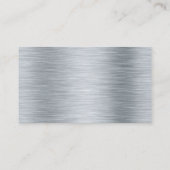 Metal professionnel Carte de visite moderne (Dos)