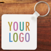 Metal QR Code Sleutelhanger Custom Business Logo S (Achterkant)