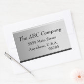 Metal Return Adreslabels Stickers (Envelop)