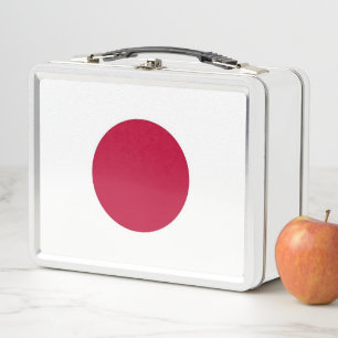 Metal Roestvrij Lunchbox met Japanse vlag