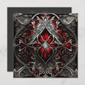 Metal Ruby Art (Voorkant / Achterkant)