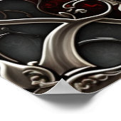 Metal Ruby Art Poster (Hoek)