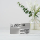 Metal Rustic Carte de visite professionnel (Debout devant)