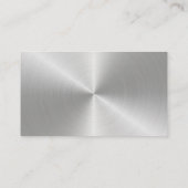 Metal Rustic Carte de visite professionnel (Dos)