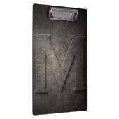 Metal Rustic M Monogram Klembord (Rechts)