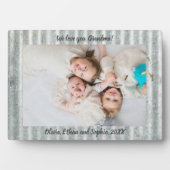 Métal rustique Nom personnalisé Plaque photo (Devant)