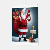 Metal Square Ornament (Voorkant links)