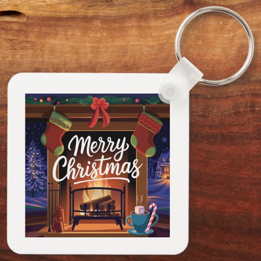 Metal Square Sleutelhanger (Achterkant)