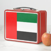 Metal Stainless Lunchbox - flag of UAE (En situation)