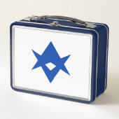 Metal Stainless Lunchbox with flag of Toyota City (Devant)