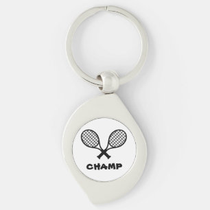 Metal Tennis Sleutelhanger