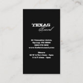 Metal Texas Star Visitekaartje Rust (Achterkant)