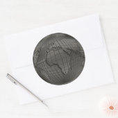 Metal World Wereldbol Stickers (Envelop)