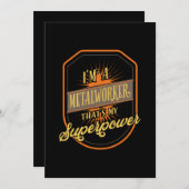 Metalarbeider Kaart (Voorkant / Achterkant)