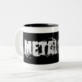 Metalcore "Mok" Tweekleurige Koffiemok (Voorkant links)